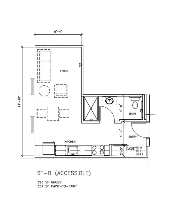 Stone Arch II Floorplan, Minneapolis, Minnesota