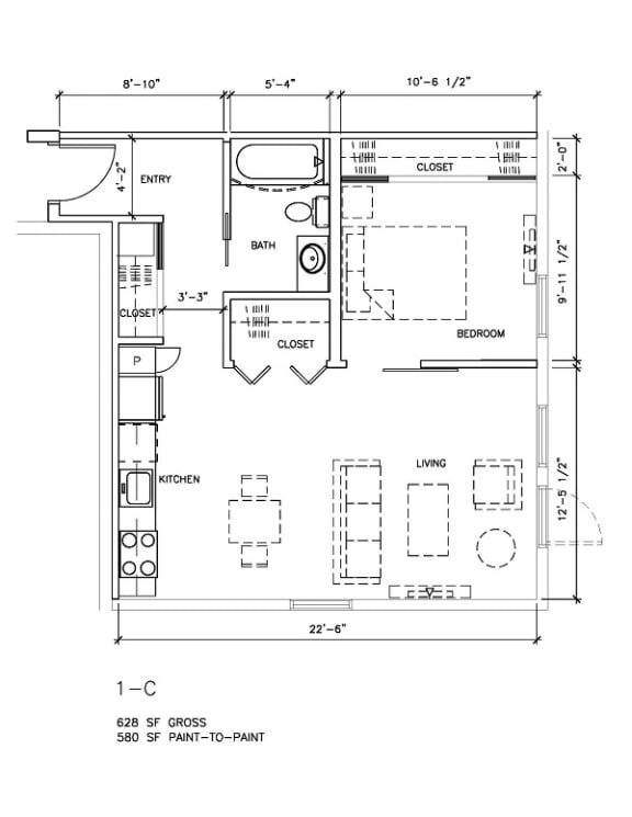 Stone Arch II Floorplan, Minneapolis, Minnesota