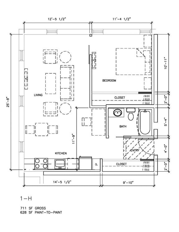 Stone Arch II Floorplan, Minneapolis, Minnesota