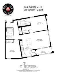 Mill City Quarter Floorplan, Minneapolis, Minnesota