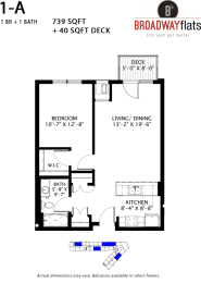 Broadway Flats Floorplan, Minneapolis, Minnesota