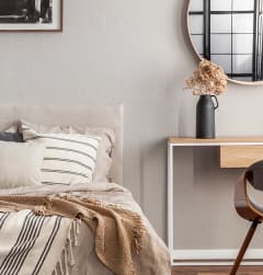 Modern bedroom decor at THE ARLO, Citrus Heights, CA, 95621