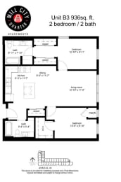 Mill City Quarter Floorplan, Minneapolis, Minnesota