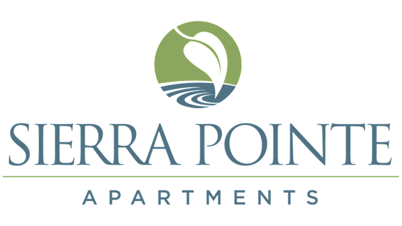 The image is a logo for Sierra Pointe Apartments.