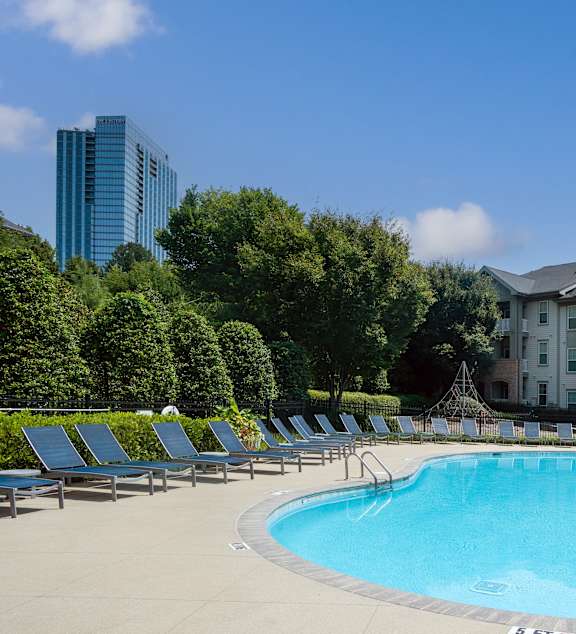 Allister North Hills Resort-Style Pool with Sundeck and Lounge Seating
