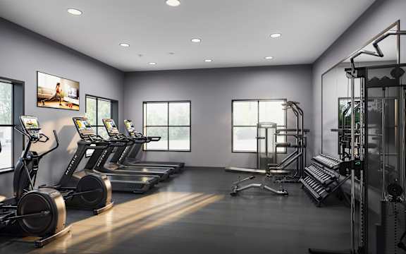 Spacious Gym at Cobia Cove Apartments, Holiday, FL