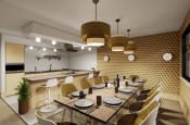 Thumbnail 4 of 8 - Private dining room, Crown Place, Student accommodation in Nottingham