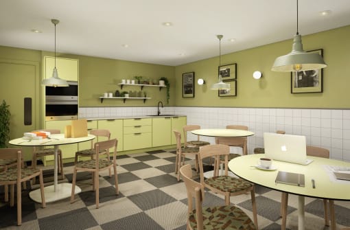 Kitchen, Crown Place, Student accommodation in Nottingham