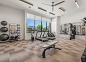 Thumbnail 9 of 28 - A well-equipped gym with a variety of exercise equipment. at Siena Villas Apartments, Orem, Utah