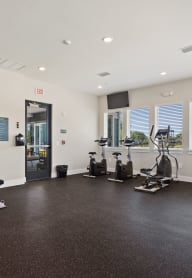 the gym at the preserve apartments