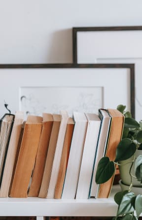 Books at Ridgewood Apartments, Lawrenceville