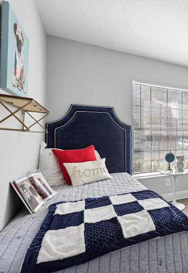 Bright bedroom at Belara Lakes Apartments in Tampa