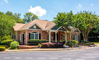 a house with a street in front of it