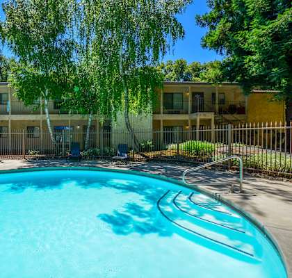 our apartments have a large pool for residents to enjoy