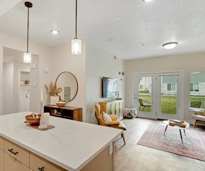 Interior from Altair at Riverwalk Apartments available for rent in West Haven, Utah.