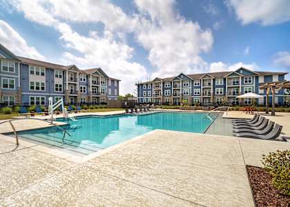 Swimming Pool at The Mason at Freumax Park Apartments in Slidell, LA