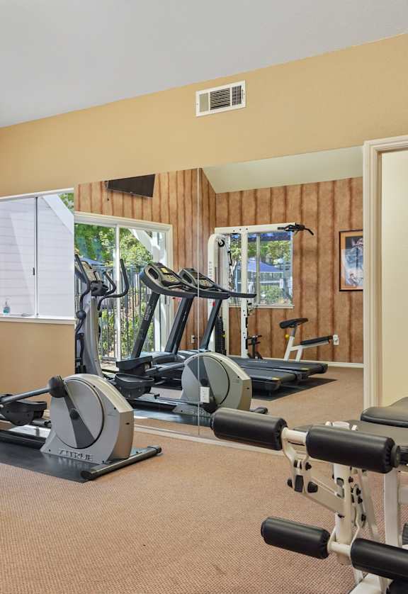 Fitness Center at Clayton Creek Apartments