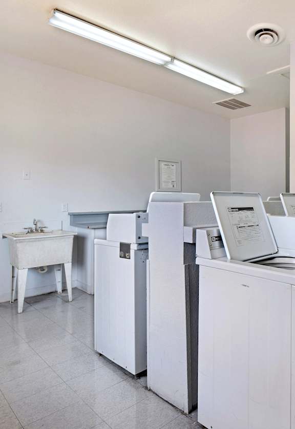 Belaire Manor's laundry room features a number of clothes washers and dryers for your convenience.