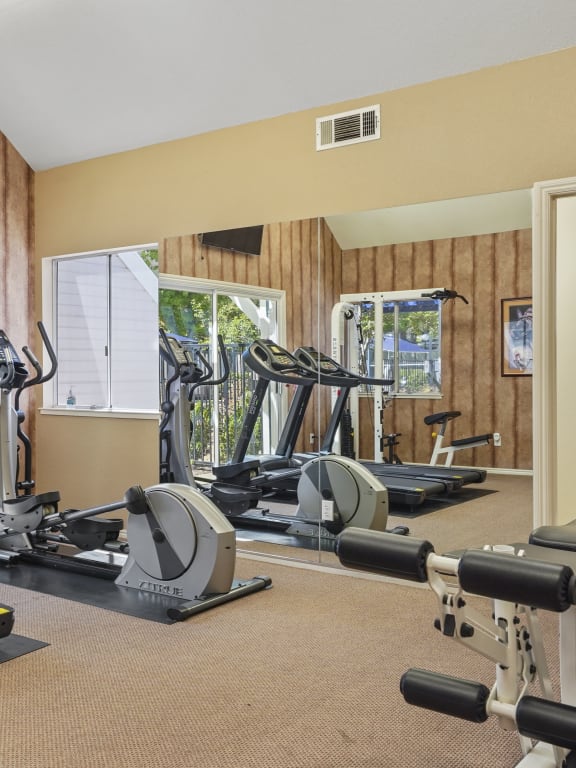 Fitness Center at Clayton Creek Apartments
