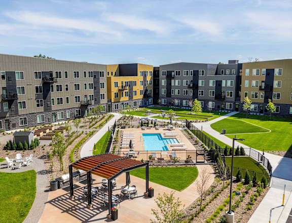 a view of the pool at residence inn downtown