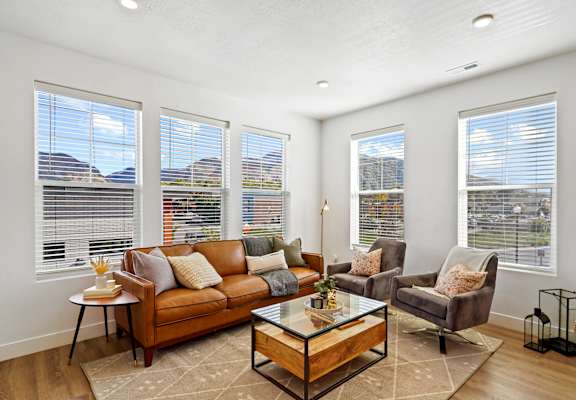 Living Space Plenty Of Natural Light at Current by Lotus, Ogden, UT