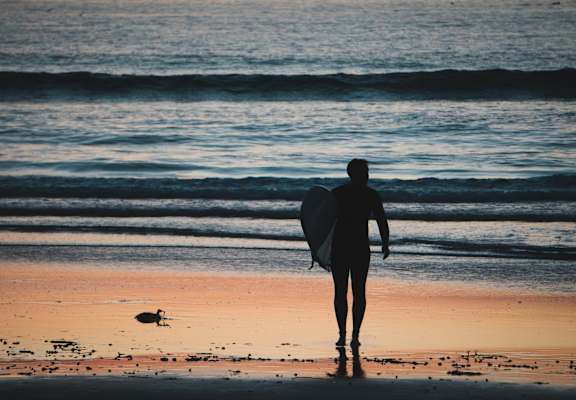 sunset surfing at Pointe Luxe Apartment Homes, San Diego, CA, 92110