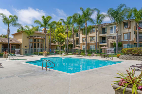 Relaxing Area By The Pool at Terra Vista, Chula Vista, California