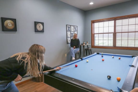 Pool Table at Boulder Ridge, Duluth, 55811