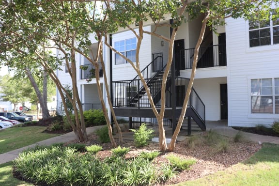 Property Backyard at The Vineyard at Castlewoods Apartment Homes, Brandon, MS, 39047