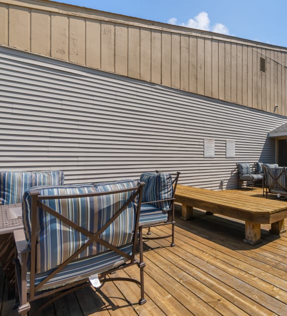 Outdoor Lounge and Deck Entertainment Area  at Candles, Springfield, 62704