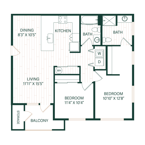 Sonder Fields Unit 2 Floor Plan