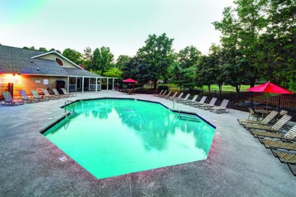 Swimming Pool at Chapel View Apartments in Chapel Hill, NC