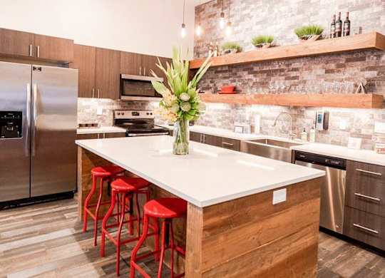 Clubhouse Kitchen at Notch 8, Tacoma, Washington