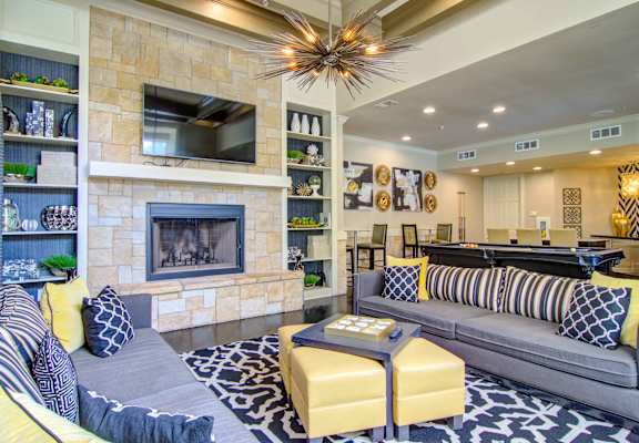 seating area in clubhouse at ascent at windward