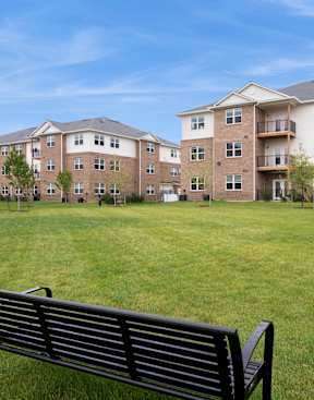 Lush greenspace surrounds the community at Brandywine Green