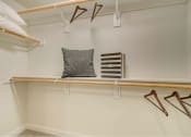 Thumbnail 19 of 22 - Burnet Flats Model Spacious Walk-in Closet