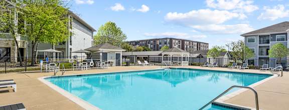 our apartments have a large resort style pool at our apartments