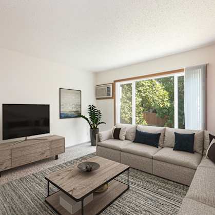 Bismarck, ND Bradbury Apartments | Living Room