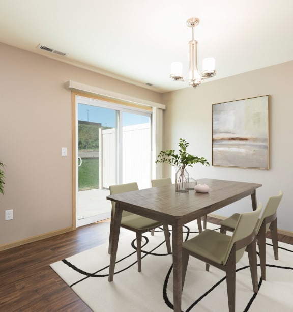 Bismarck, ND Stonefield Townhomes | Dining Room Bismarck, ND Stonefield Townhomes | Dining Room