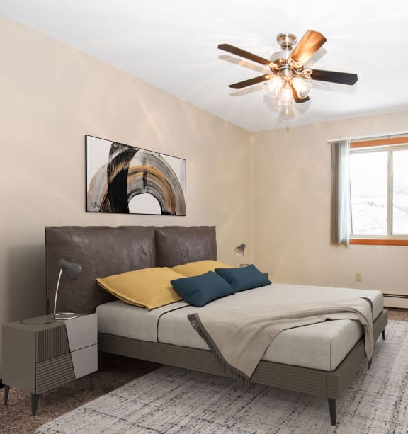 Coon Rapids, MN Parkview Estates Apartments | Furnished Bedroom Coon Rapids, MN Parkview Estates Apartments | Furnished Bedroom