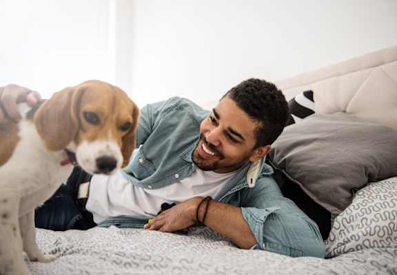 Man and Dog