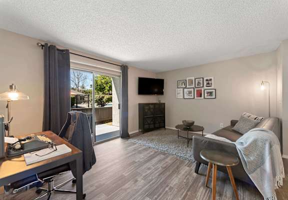 Living Room at Hendrix Apartments- A 55+ Lifestyle Community