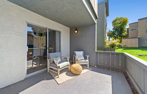 Patio Views at Hendrix Apartments- A 55+ Lifestyle Community