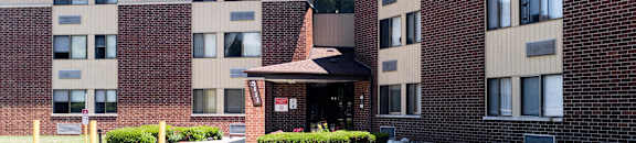 Exterior Apartment Building at Hammond Elderly