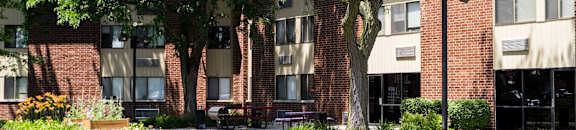 Exterior Apartment Building at Hammond Elderly