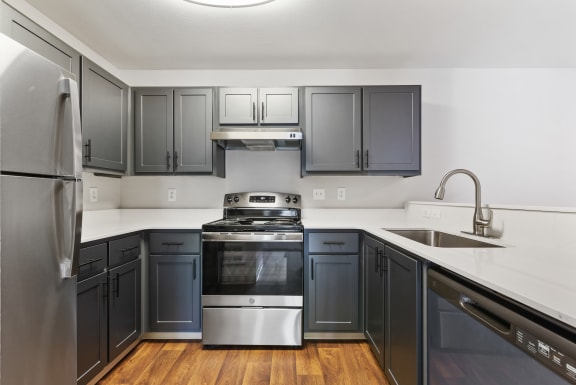 Hanover Apartments Model Kitchen