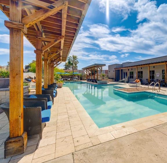 take a dip in our resort style pool
