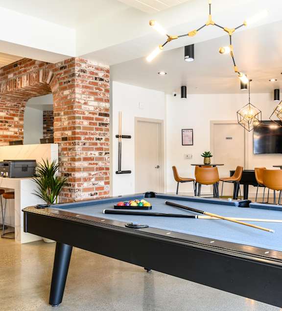 Game room at Penn Circle, Carmel, IN, 46032