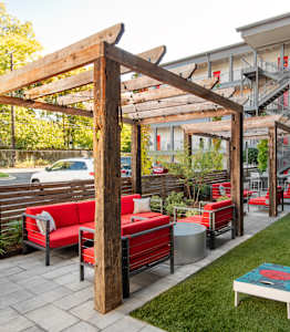 Outdoor Space at Axel Row in Birmingham, Alabama