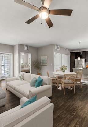 kitchen at the heights at harper's preserve apartments in conroe, tx at Village at Terra Bella Apartments, Land O' Lakes, Florida